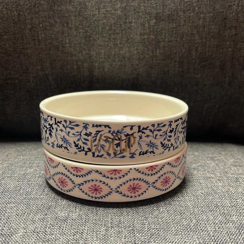 Floral Stacking Measuring Bowls